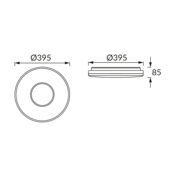 Plafon OPERA LED IDEUS